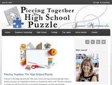 Tablet Screenshot of highschoolpuzzle.com